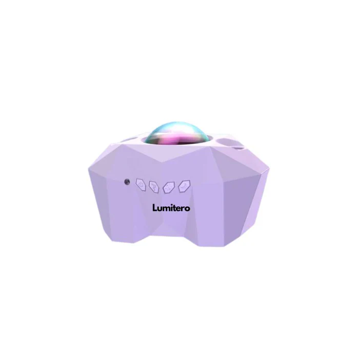 Lumitero Nordic aurora sunset projection lamp with four fixed light colors for home decor.